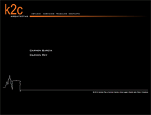 Tablet Screenshot of k2c-arquitectas.com